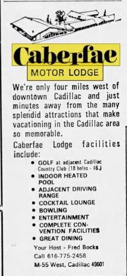 Caberfae Motor Lodge - May 18 1972 Article (newer photo)